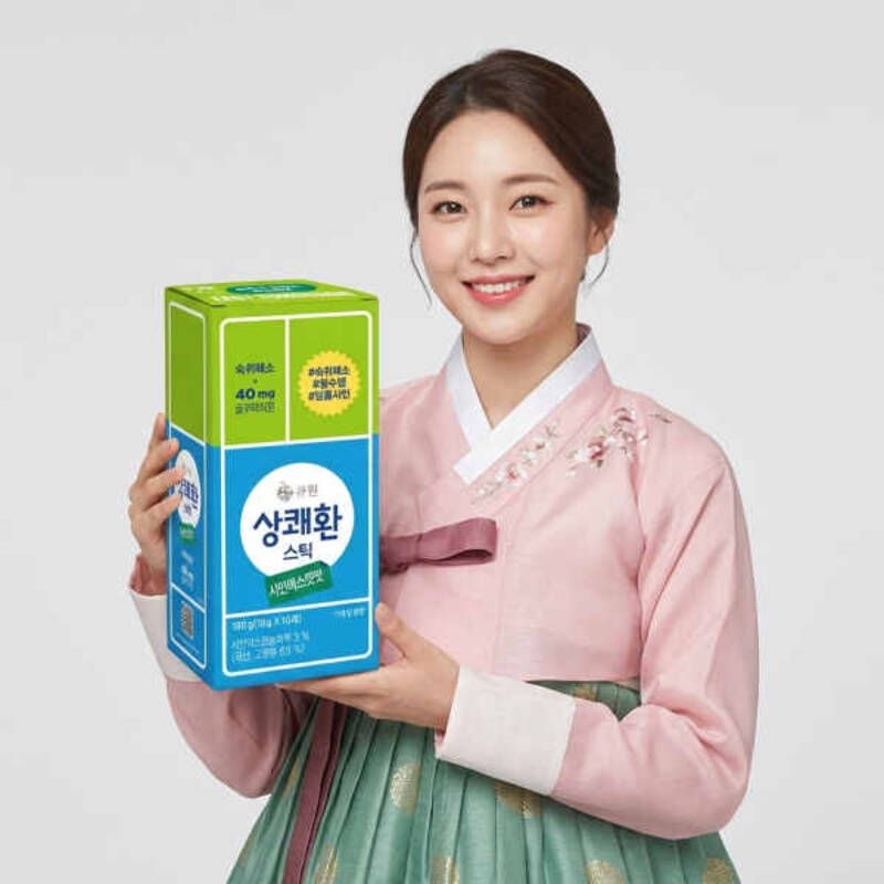 [큐원]상쾌환스틱 샤인머스캣맛 18g x 10개 숙취해소제