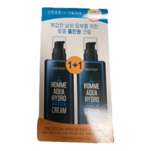 퓨어덤 옴므 아쿠아 하이드로 올인원 크림 더블 기획 200ml+200ml