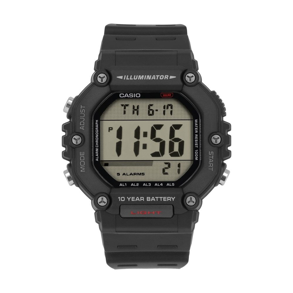 [롯데백화점] 카시오 AE-1600H-1AVDF (AE-1600H-1A) 디지털 스포츠 군인 남성 우레탄시계