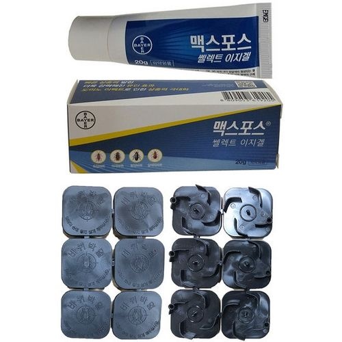 바이엘 맥스포스 셀렉트 이지겔 20g + 먹이캡 12개 [1세트]