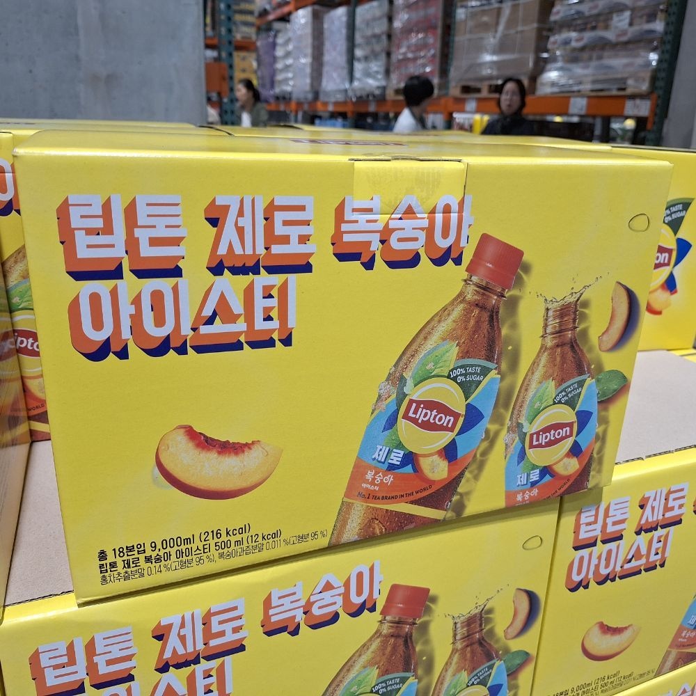 립톤 제로 복숭아 아이스티 500ml x 18