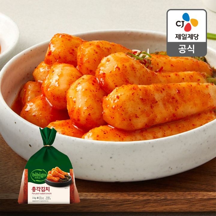 [주문 후 생산] 비비고 총각김치 3kg, 1개