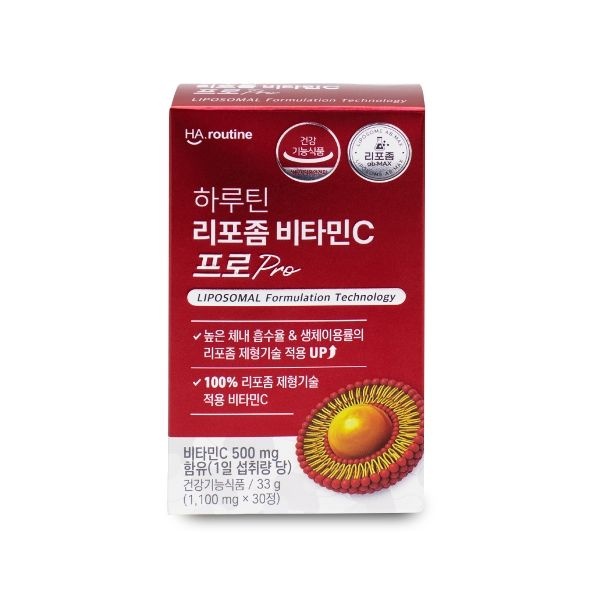 하루틴 리포좀 비타민C 프로 1100mg x 30정 X 1박스 I W
