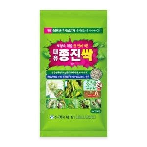 대유 총진싹 입제 1.5kg 토양살충제 백강균 총채벌레 뿌리파리 유기농 살충제