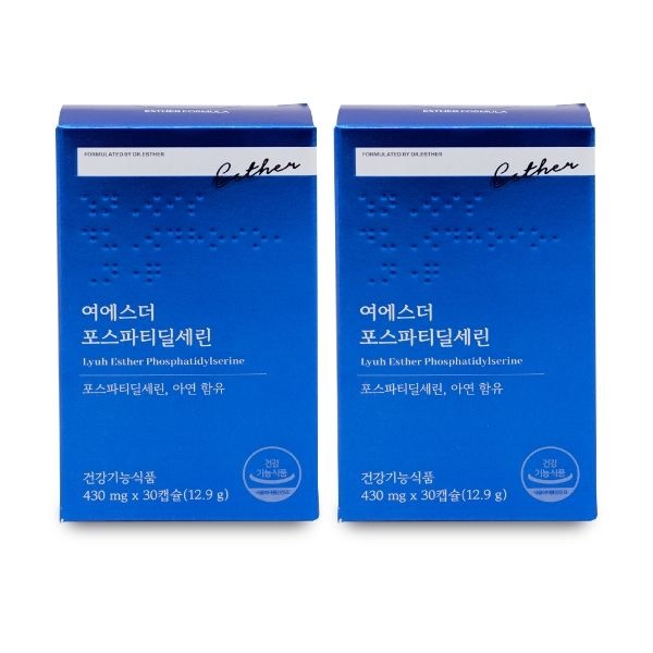 에스더포뮬러 여에스더 포스파티딜세린 430mg x 30캡슐 X 2박스...