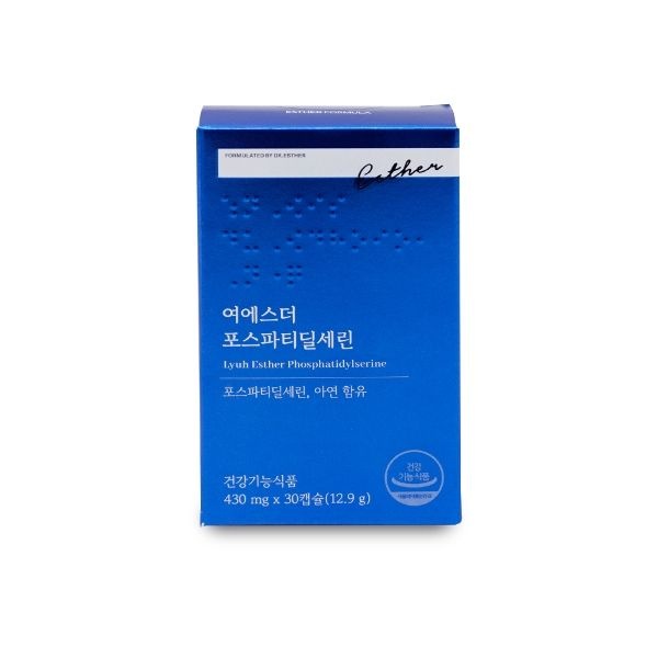 에스더포뮬러 여에스더 포스파티딜세린 430mg x 30캡슐 X 1박스...