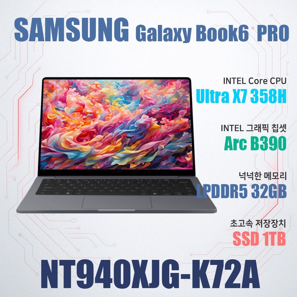 삼성전자 갤럭시북6 프로 NT940XJG-K72A/SSD 1TB(교체)