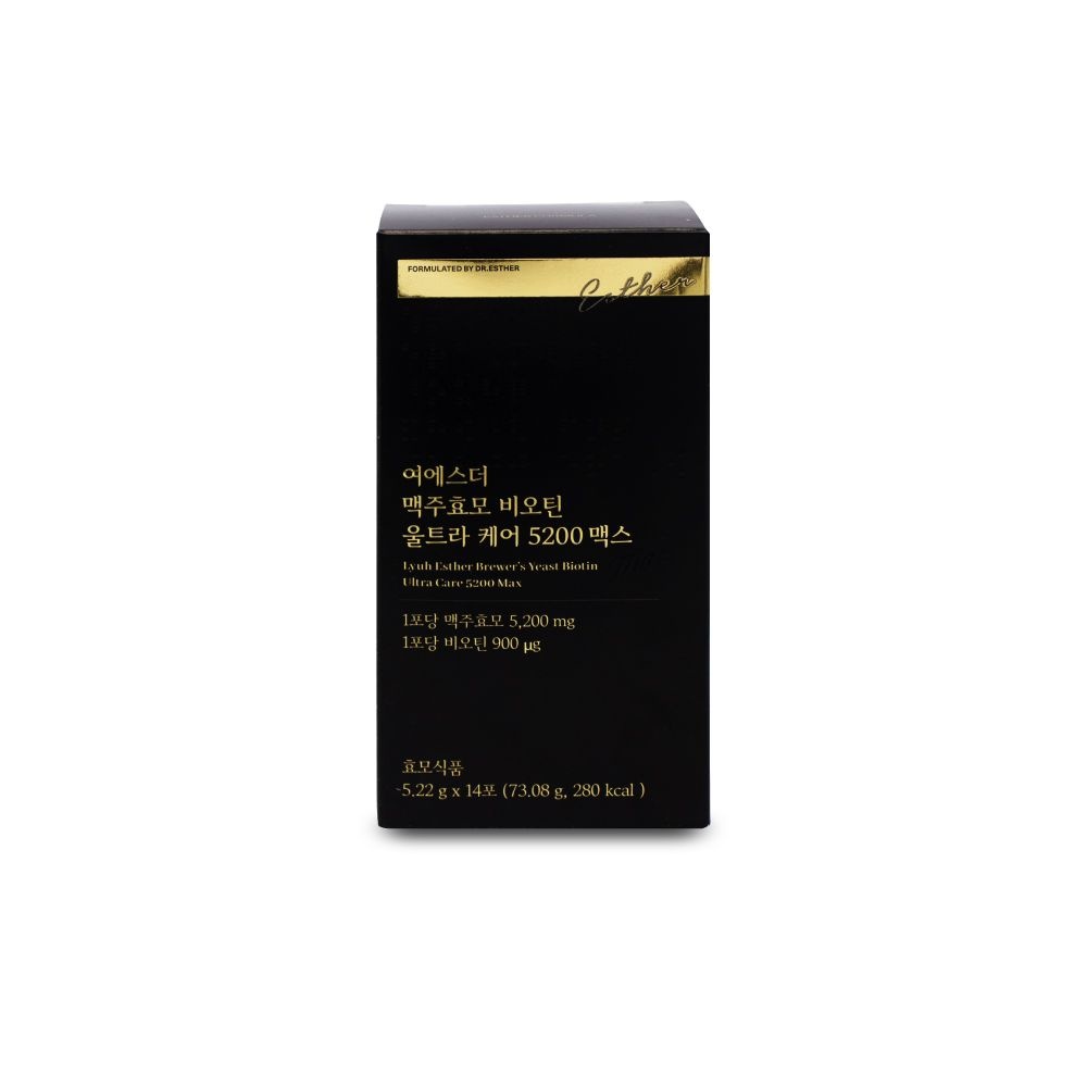 에스더포뮬러 여에스더 맥주효모 비오틴 울트라 케어 5200 맥스 5.22g x 14포 X 1박스 I