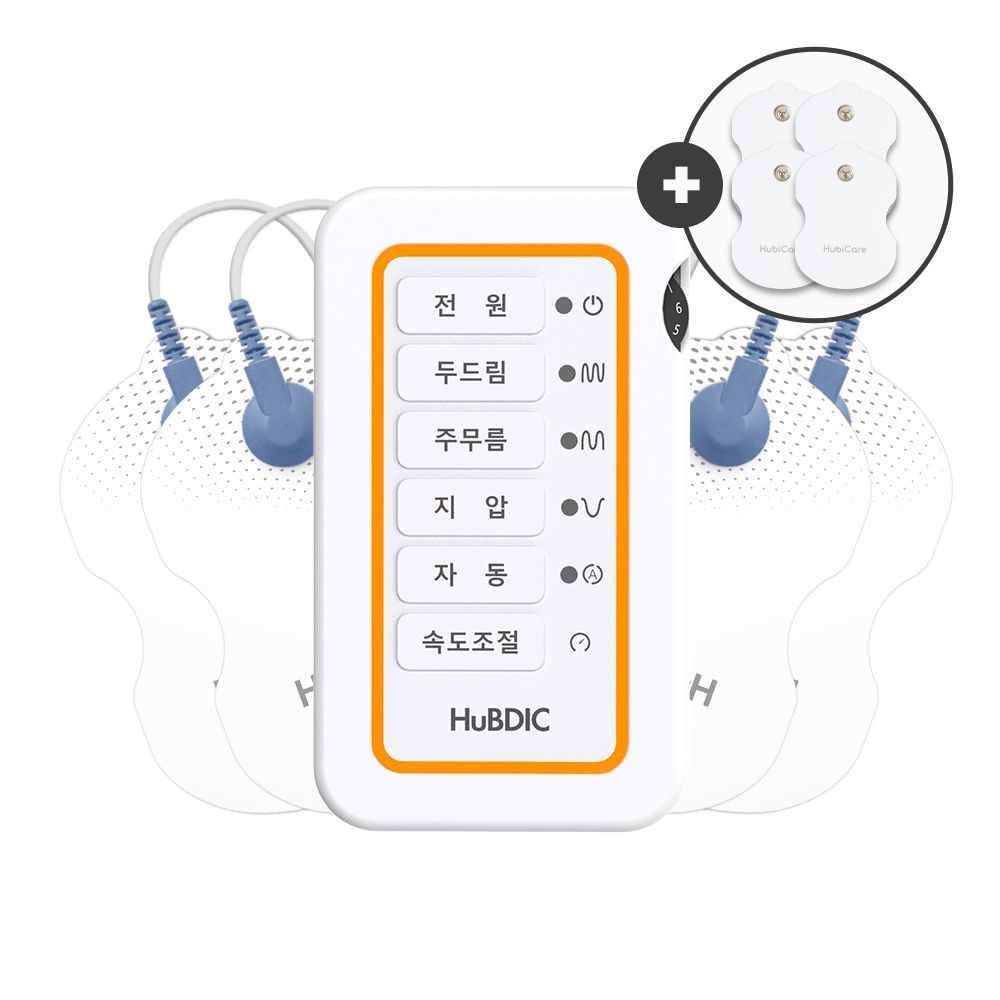 휴비딕 파워펄스 저주파자극기 의료기기 전신 저주파마사지기 HMB-150+중형패드2조4매
