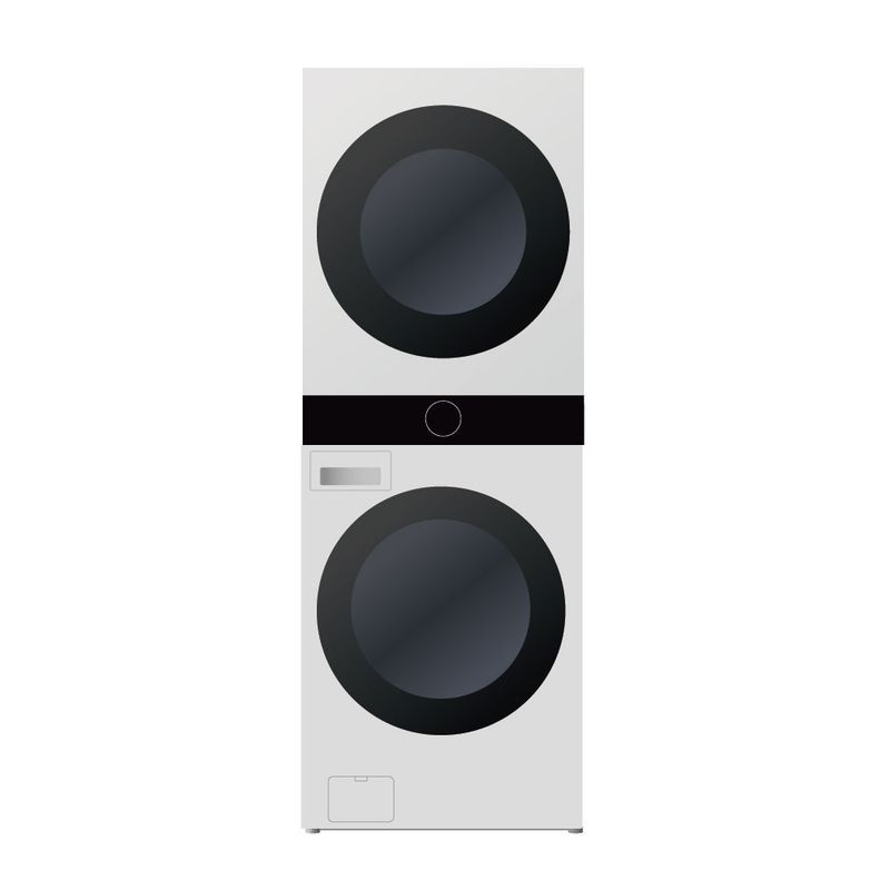 LG전자 LG 트롬 오브제컬렉션 W2421WAMR 워시타워 세탁기건조기세트 24/21kg-후