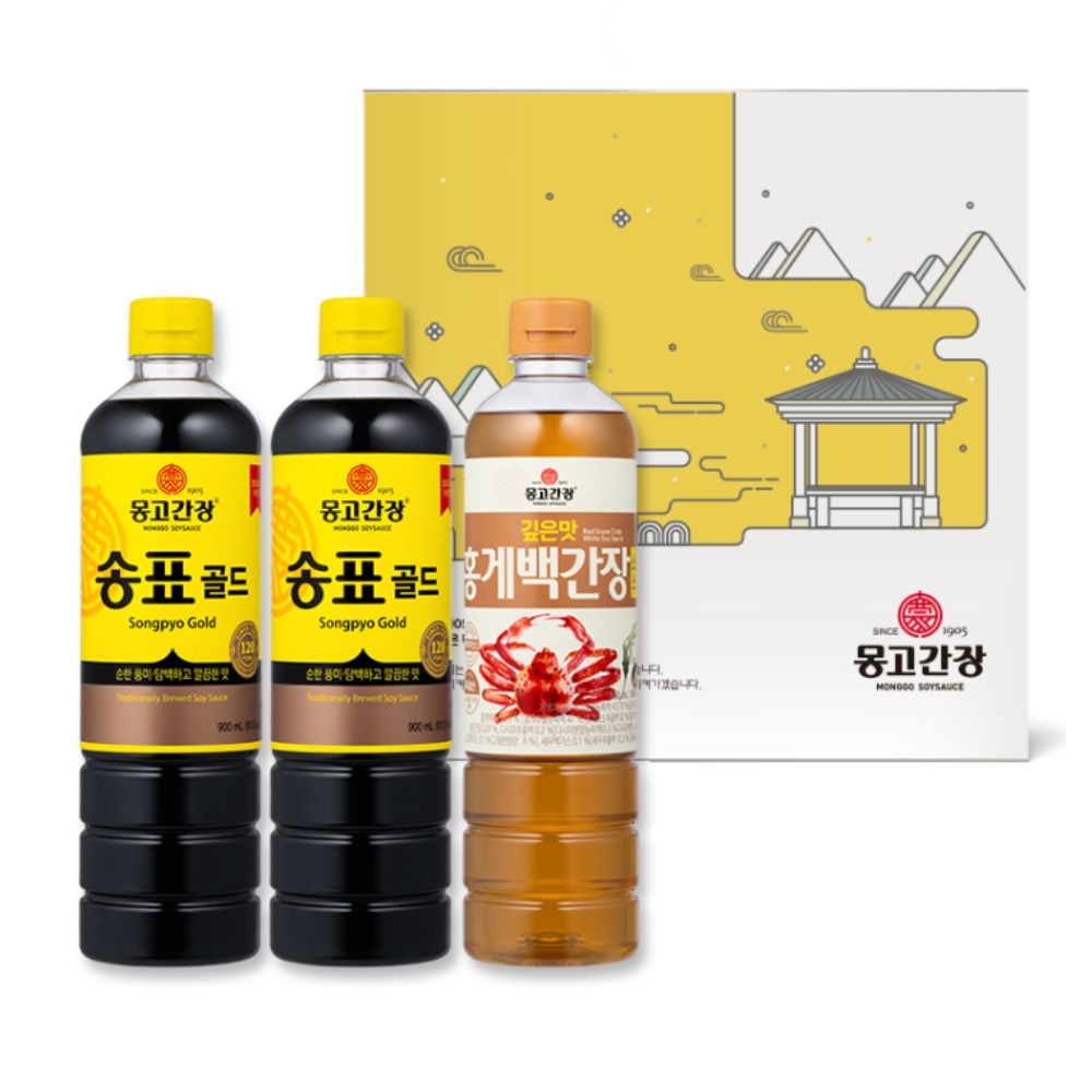 [오늘출발] 몽고식품 특선 골드 홍게 간장 추석 한가위 선물세트 4호
