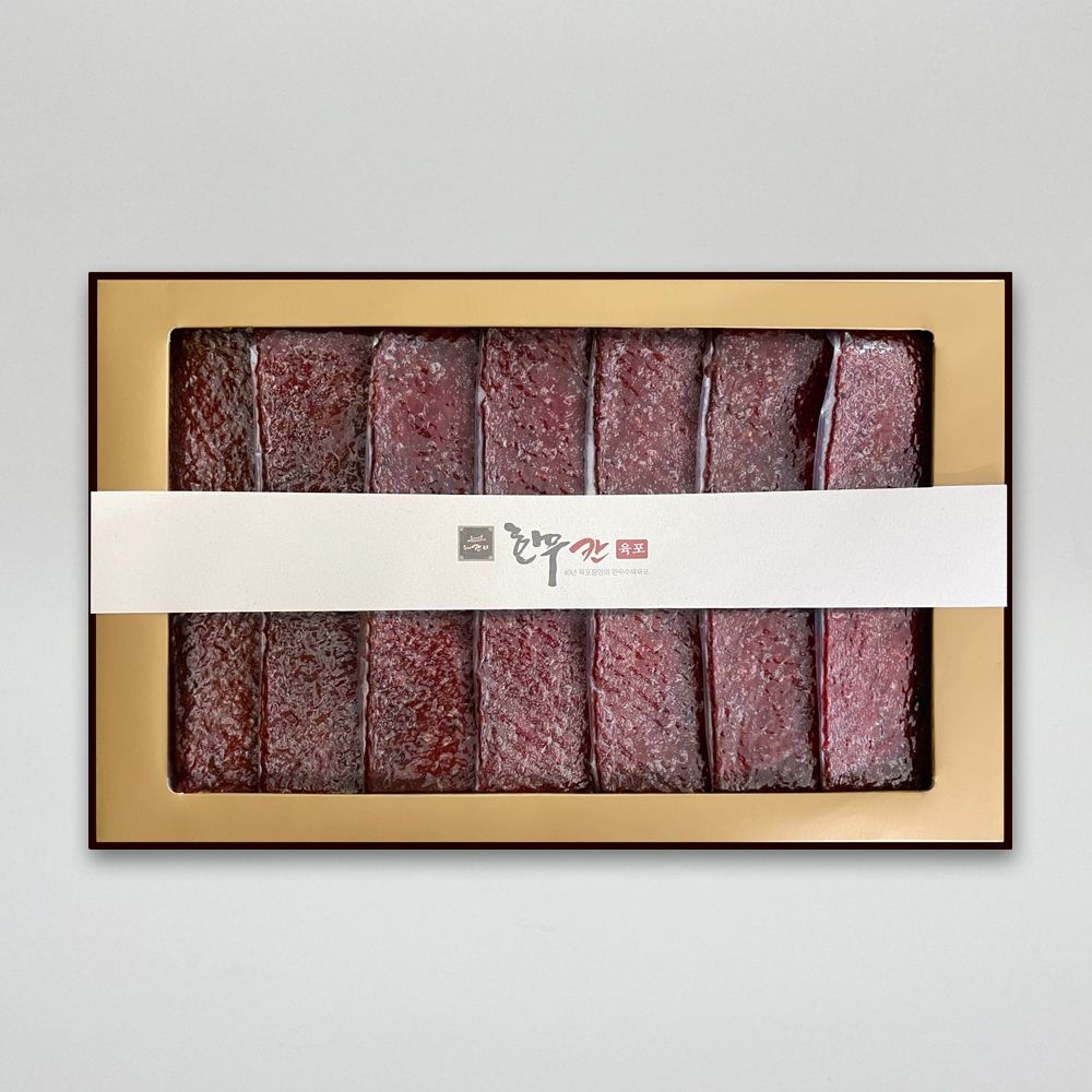 [칸] 수제 한우육포 선물세트 420g