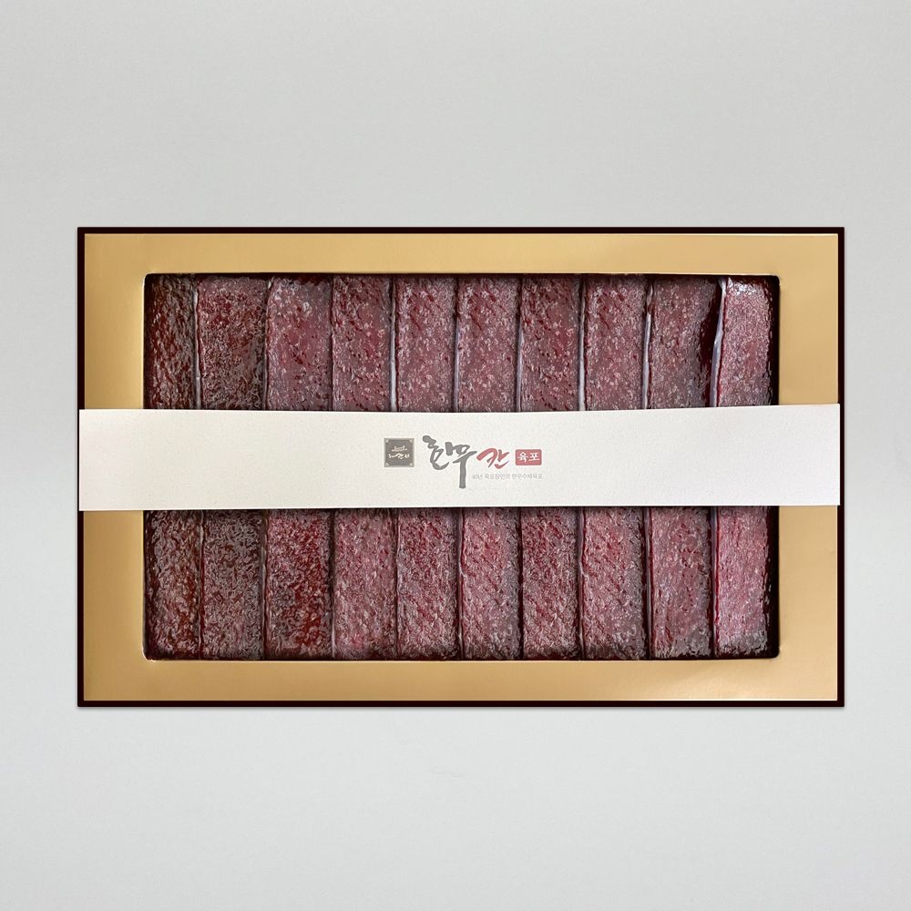 [칸] 수제 한우육포 선물세트 600g