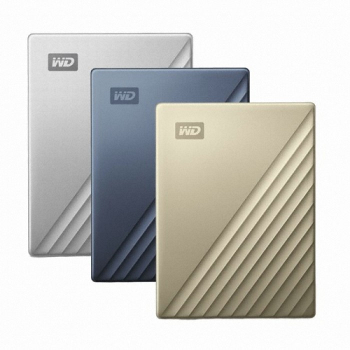 웨스턴디지털 Western Digital WD My Passport Ultra Gen4 (5TB) 외장HDD 블루블랙 (정품) / 파우치증정
