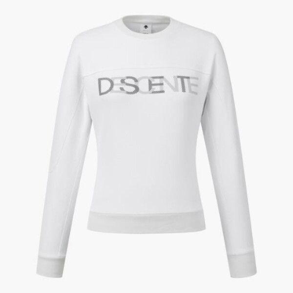 데상트 골프 [데상트 골프] M 데상트골프웨어 GQC DQ12WFTL24-BWTG 여성 맨투맨 티셔츠 / Bright White