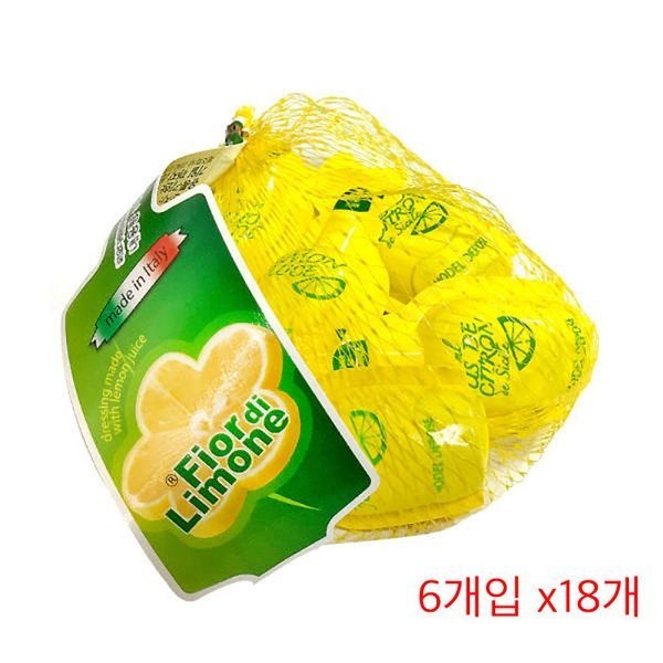 땡큐온 피오디 레몬즙 캡슐 8ml 6입 x18개 레몬수 칵테일