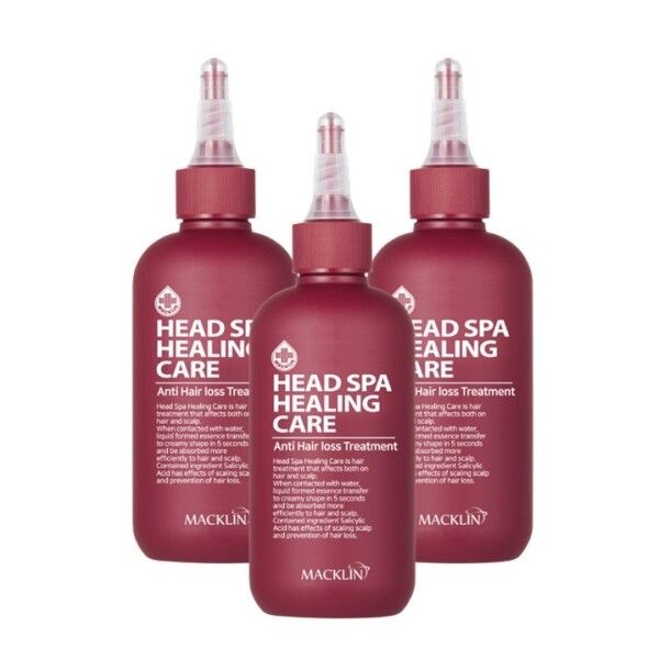 [맥클린 코스메틱] 헤드스파 힐링케어 트리트먼트 200ml 3개입