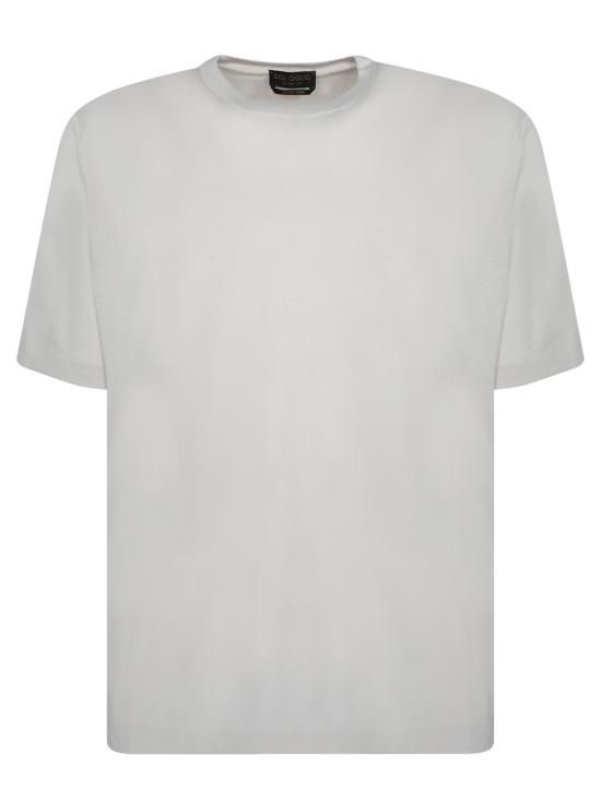 [해외] 26SS 델 오글리오 반팔 티셔츠 TS0MC SU18R 800 White