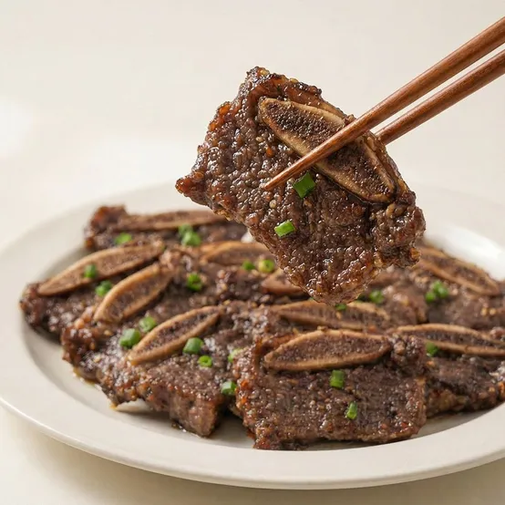 [APP전용] 부드러운 한입 양념LA갈비 500g+500g (총 1kg)