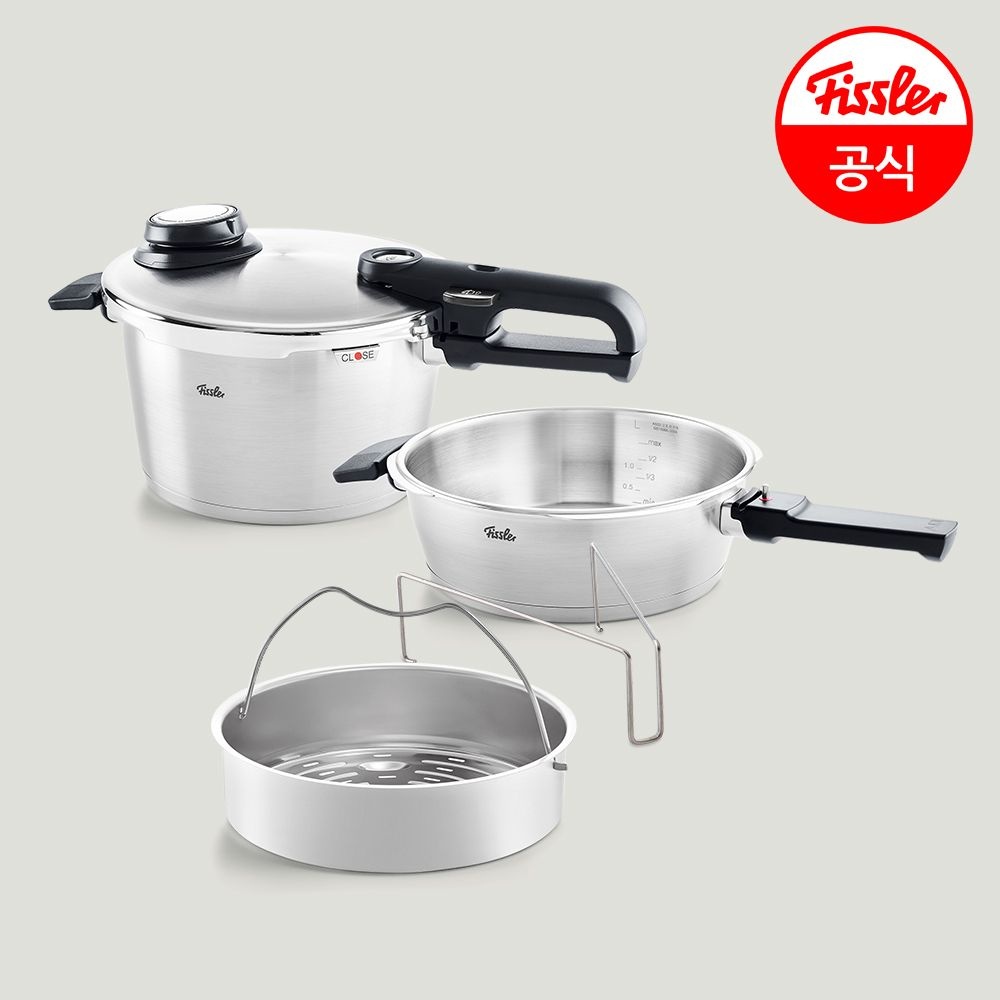 휘슬러 비타빗 프리미엄 압력솥 22cm 쿼트로(2.5L+4.5L)