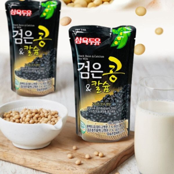 삼육두유 삼육 검은콩&칼슘 두유 190ml 40팩 파우치 (20팩 x 2박스)