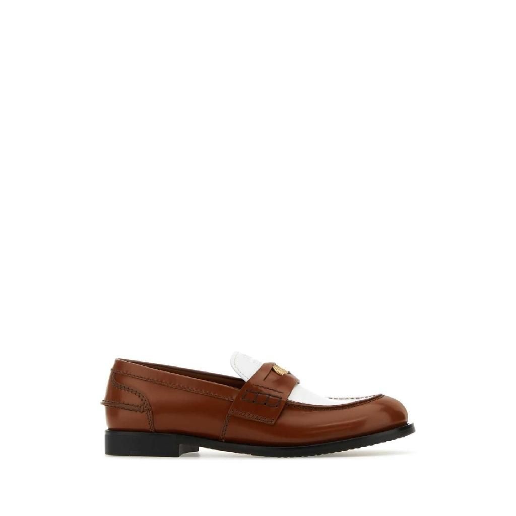 미우미우 [X45]미우미우 5D773DF020AZE F031W Two tone leather loafers 여성 로퍼 가죽로퍼 페니로퍼 테슬 드라이빙