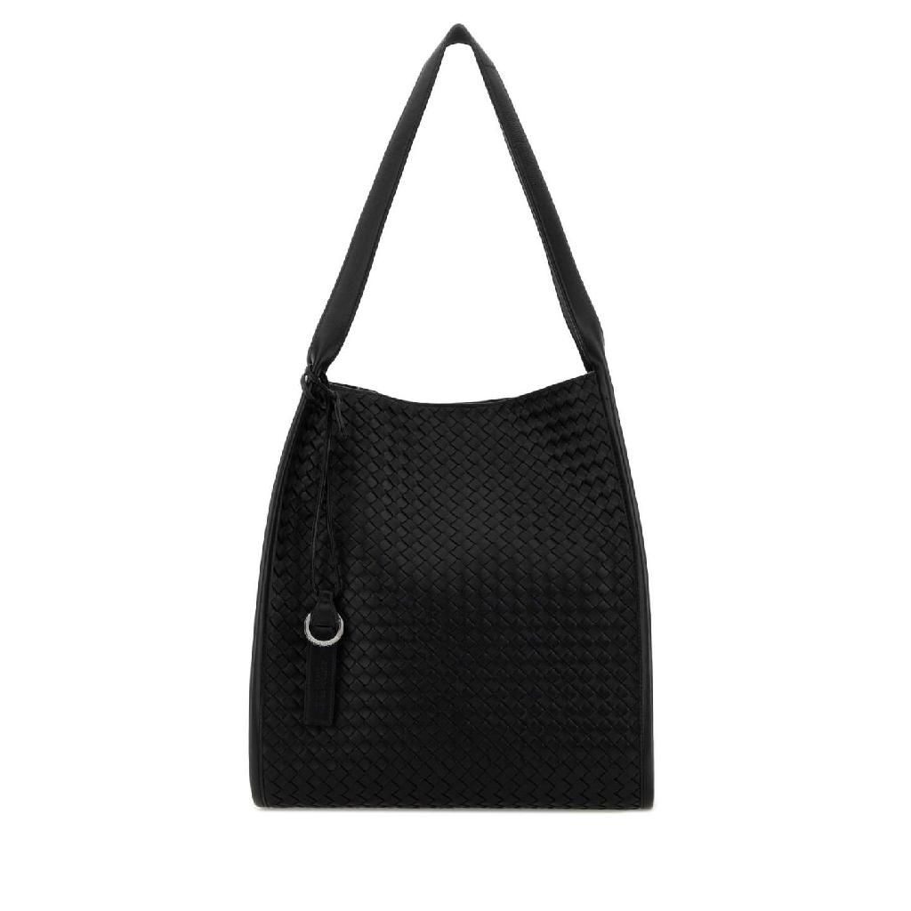 보테가베네타 [X45]BOTTEGA VENETA 867484V60G0 8803 Black leather Corriere shopping bag 남성 토트백 쇼퍼백 크로스백