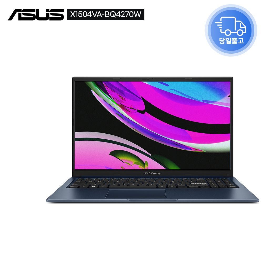 ASUS 비보북 15 X1504VA-BQ4270W 코어5 120U 15.6인치 사무용 인강용 초슬림 노트북 16GB 512GB WIN11 EDEN