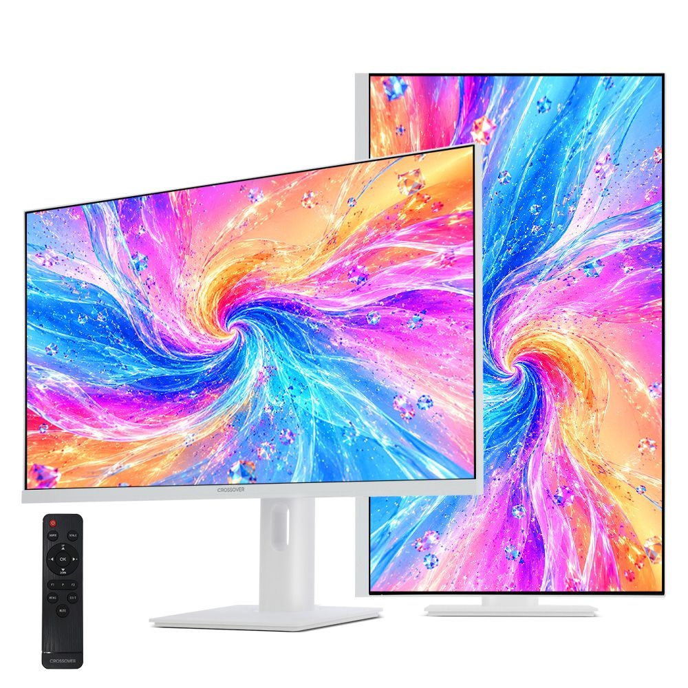 크로스오버 A27UA970 120UP UHD4K-iPS USB-C 멀티스탠드 화이트 SE 무결점