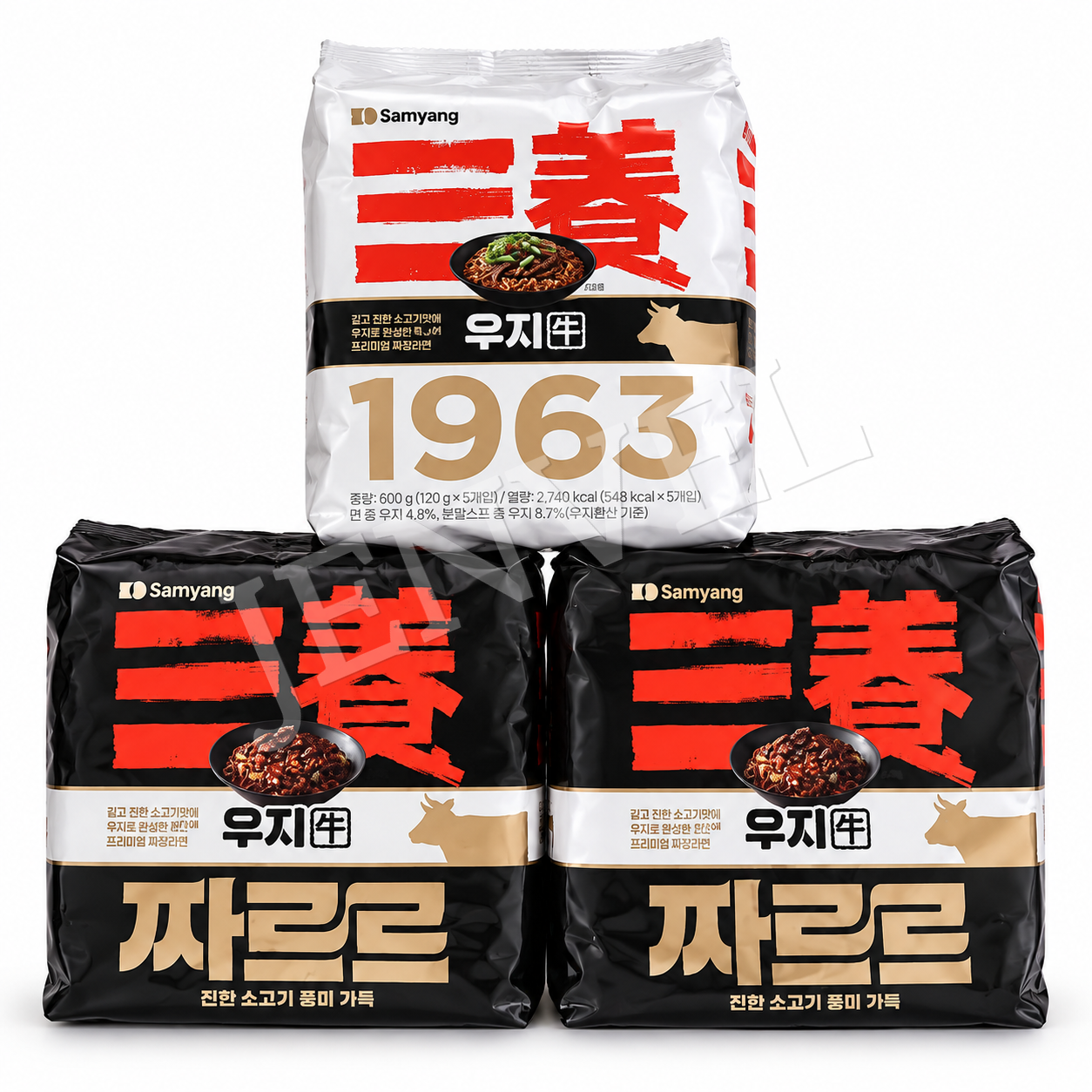 젠벨협력사 삼양 짜르르 우지 짜장라면 8봉 + 삼양1963 4봉 총12봉 인기구성