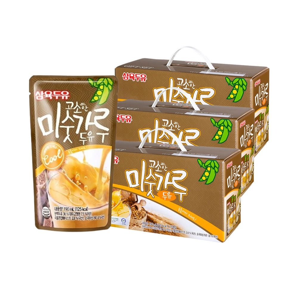 삼육두유 삼육식품 삼육두유 고소한 미숫가루 190ml 45팩 60팩