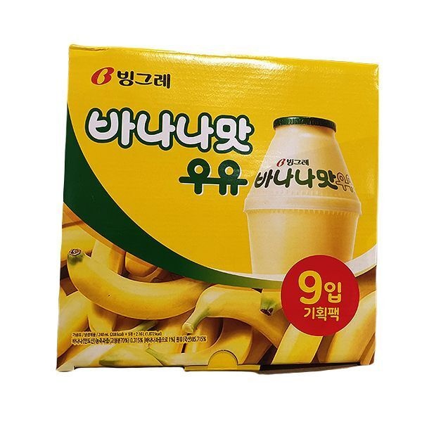 빙그레 바나나맛우유 240mlx9입