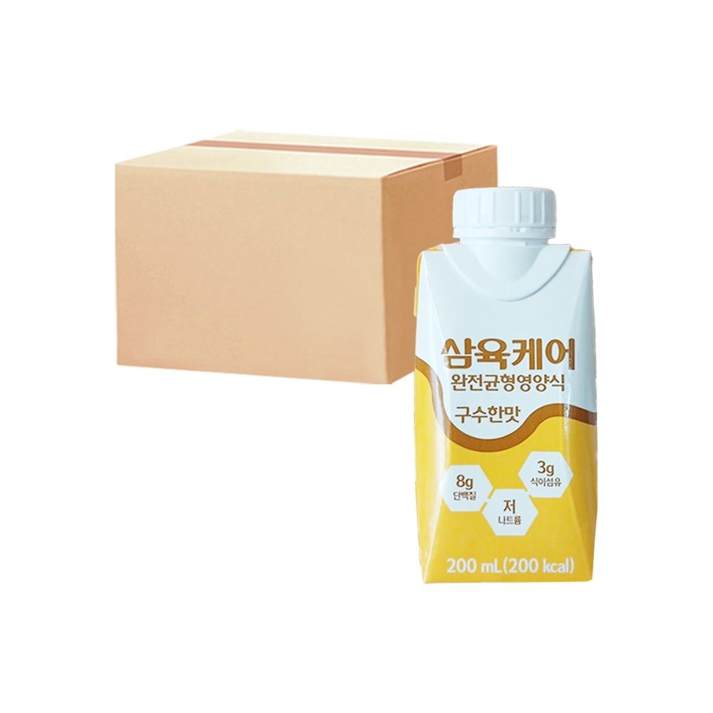 삼육두유 삼육케어 완전균형영양식 구수한맛 200ml x 24팩