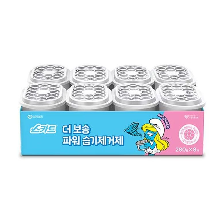 [롯데백화점] 유한킴벌리 [스카트] 더 보송 파워 습기제거제 8P 1개