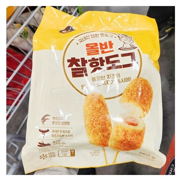 올반 치즈 찰핫도그 960g 12개입