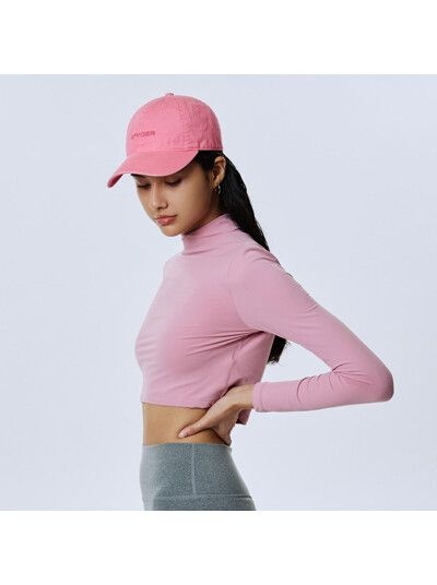 스파이더 여성 올데이 크롭 롱 슬리브 SPJFCNRL251WLPK