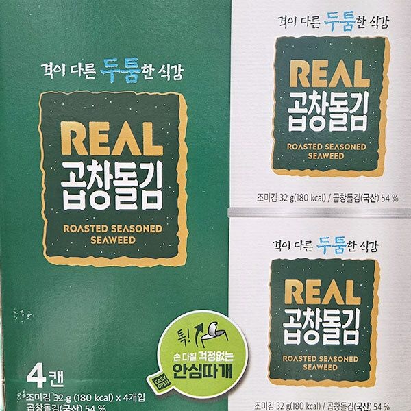대명건해 리얼 곱창돌김 32g x 4개