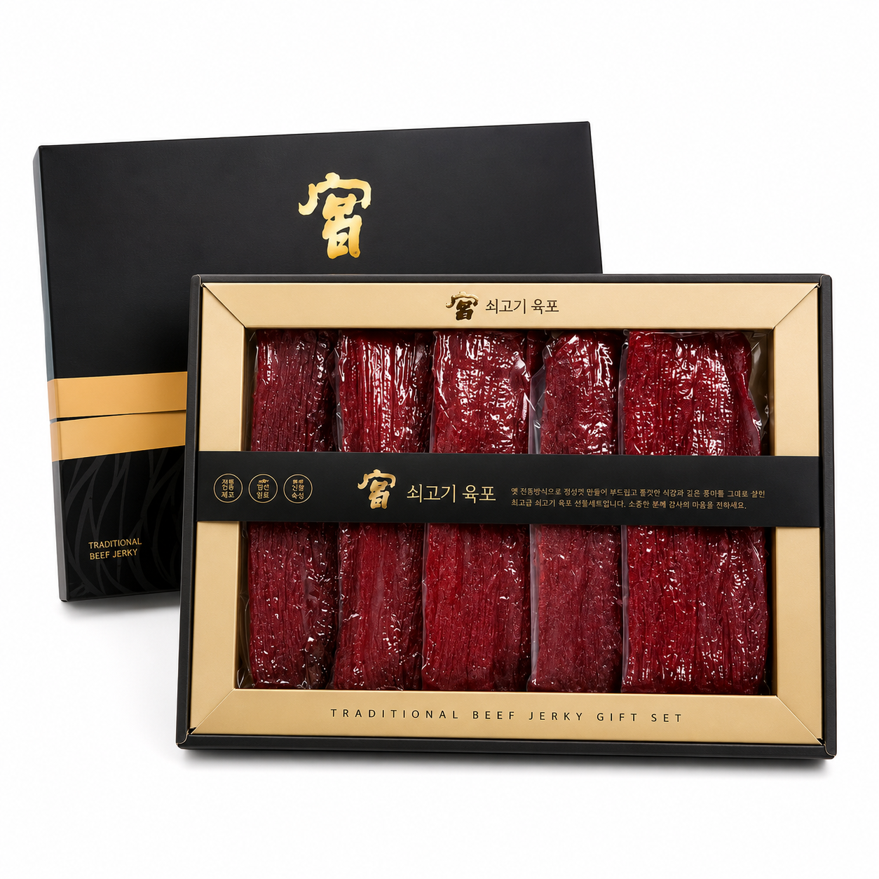 견우푸드 궁 육포 선물세트 750g 소고기육포 명절선물