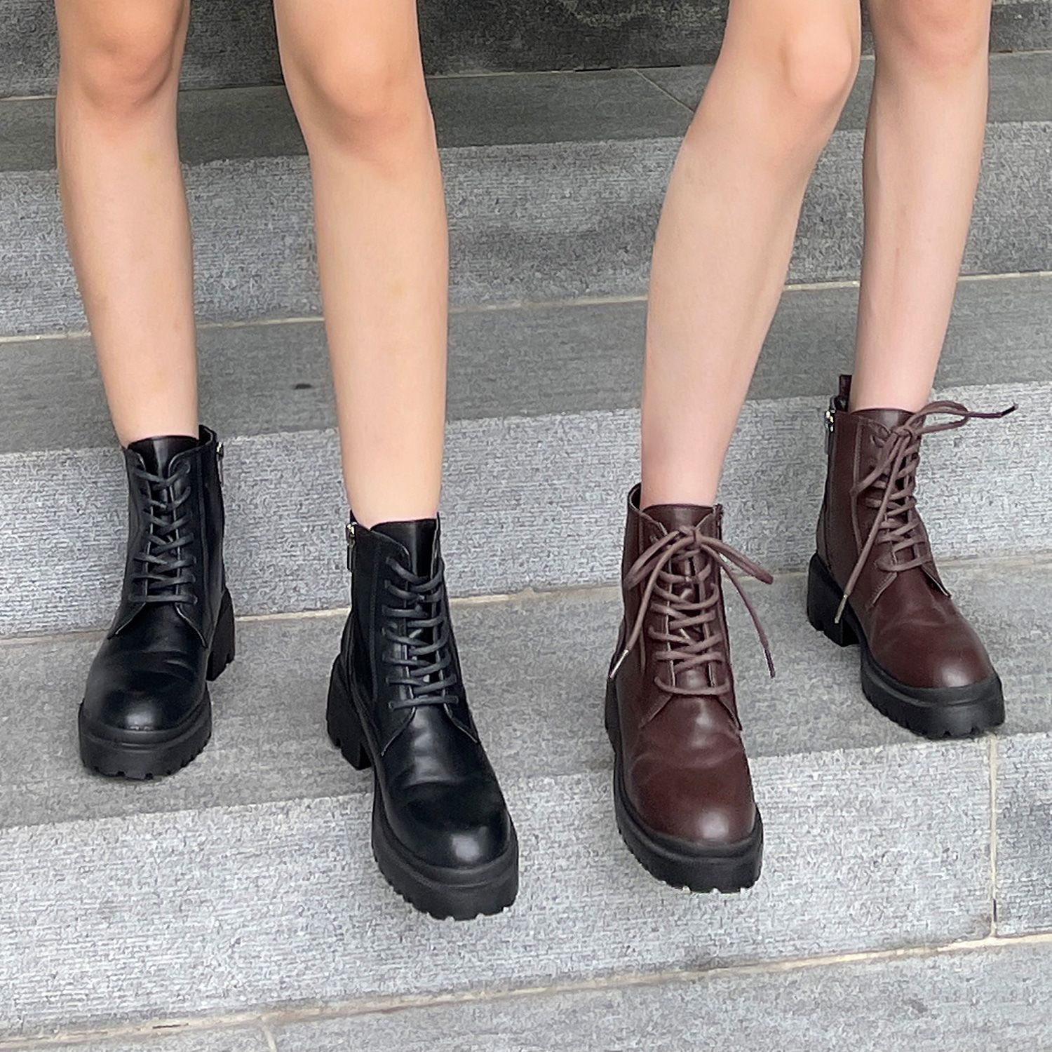 [롯데백화점] 소보제화 로비에 레이스업 워커 4cm LE1217895976