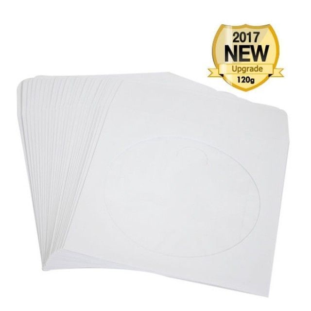 멜로디 CD/DVD용 흰색 종이케이스 120g ( 100장 )