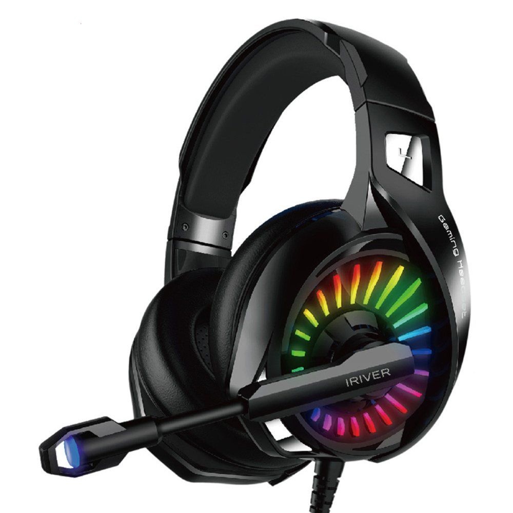 [오늘출발] 도도한데일리 아이리버 게이밍 헤드셋 USB 7.1 RGB 고감도 마이크 게이밍장비 마이크헤드셋 모니터헤드폰