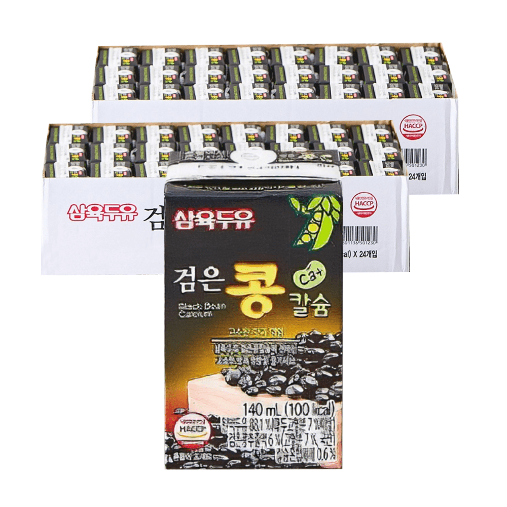 [오늘출발] 스낵24 삼육두유 검은콩칼슘 140ml 48팩