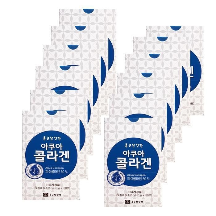 [패션플러스][종근당]종근당건강 아쿠아 콜라겐 2g x 30포 12박스 his (43603284)