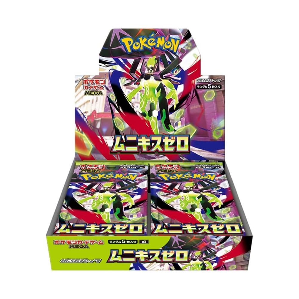상품설명참조 [해외] Pokemon 포켓몬 카드 게임 MEGA 확장 팩 무니키스제로 BOX 일본