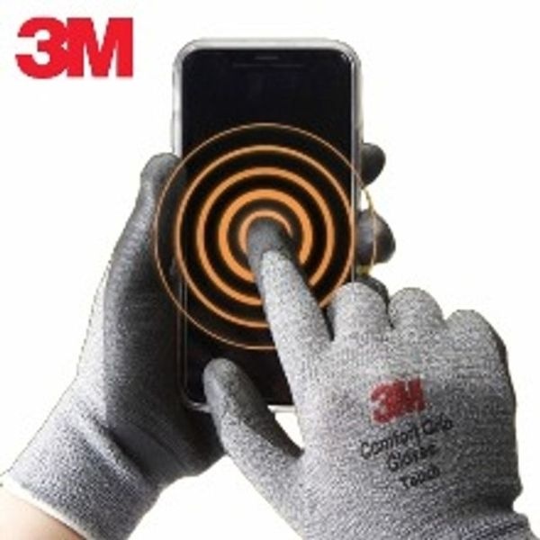 3M 안전장갑 NBR코팅 컴포트그립 글로브 미디움(M) 스마트폰 터치...