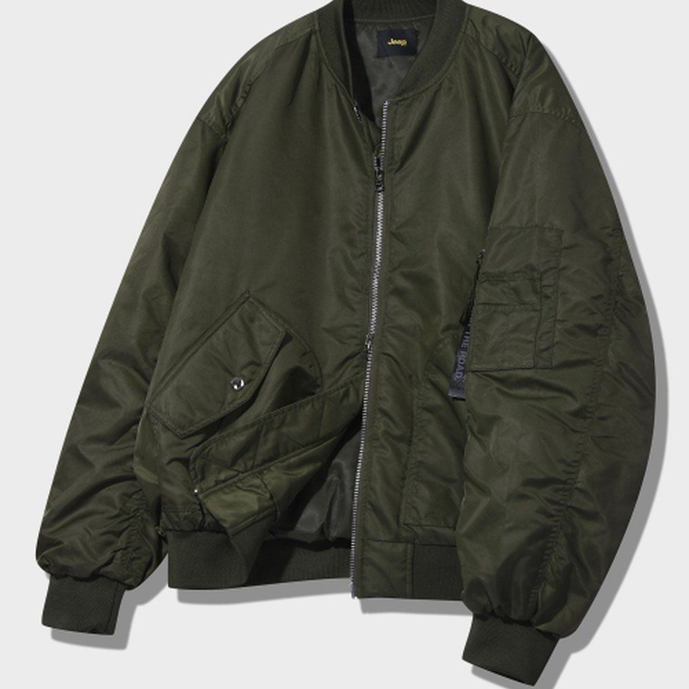 지프 Jeep 지프 2way MA-1 포켓 항공점퍼 KHAKI JQ5JPU001KH