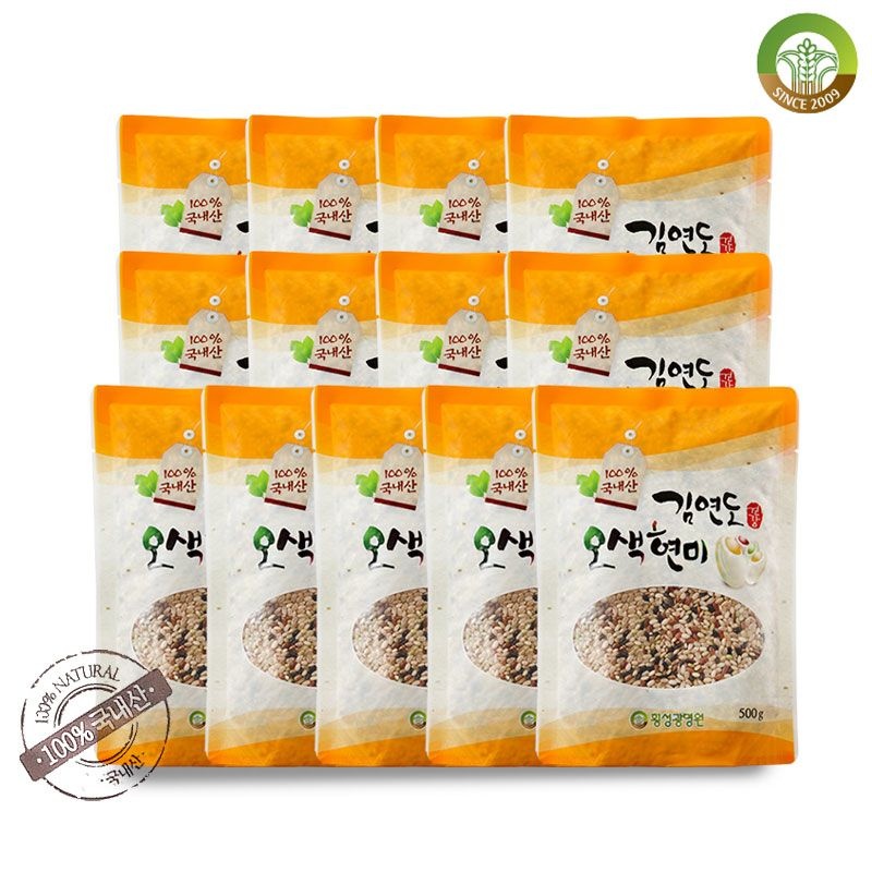 [온누리상품] [김연도혼합곡] 웰빙 오색현미 500g x 15봉