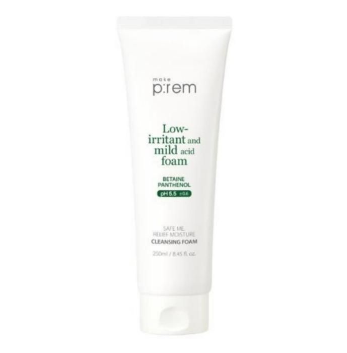 make prem 메이크프렘 세이프 미 릴리프 모이스처 클렌징 폼 250ml, 대용량 클렌저