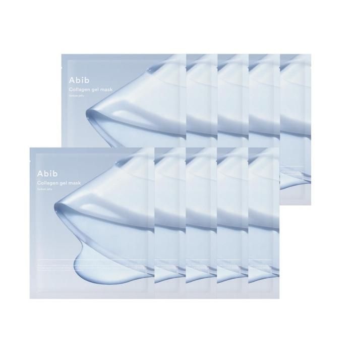 Abib 아비브 콜라겐 겔 마스크 수분초 젤리(비건 콜라겐 수분 탄력 케어) 35g x 10매
