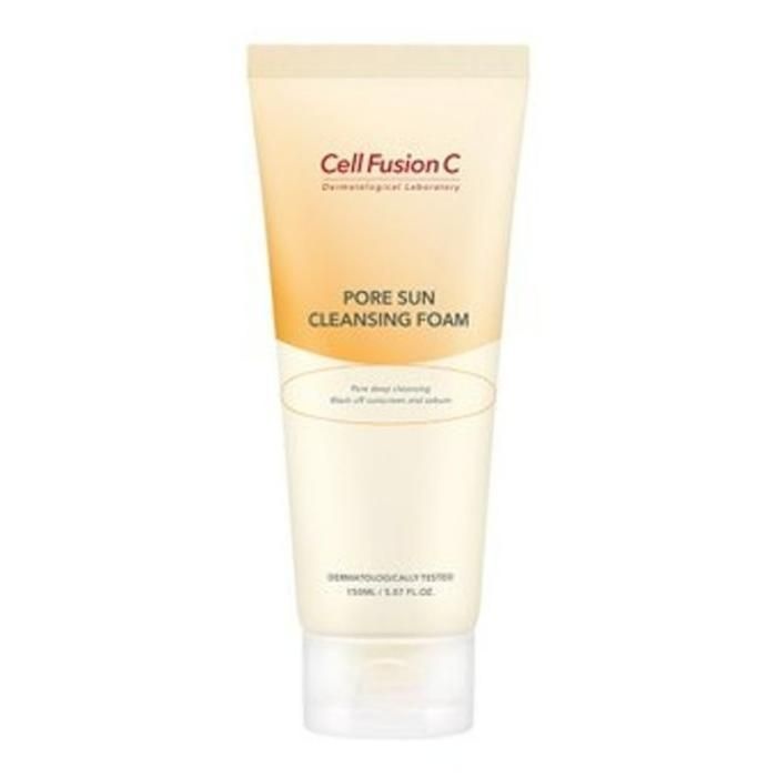 Cell Fusion C 셀퓨전씨 포어 썬 클렌징 폼 150ml, 저자극 딥클렌징